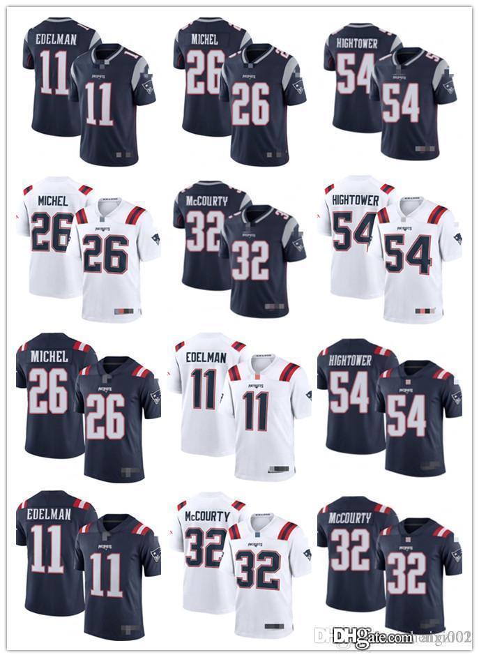 

Mens Womens Youth New Englands Patriots 54 Dont'a Hightower 11 Julian Edelman 26 Sony Michel 32 Devin McCourty Jerseys, Black;red