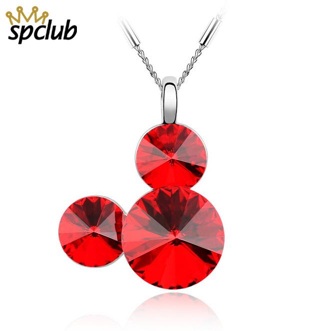 

Pendant Necklaces Charm For Women Girl Genuine Crystals From Cute Animal Choker Necklace Jewelry Party Prom Gift
