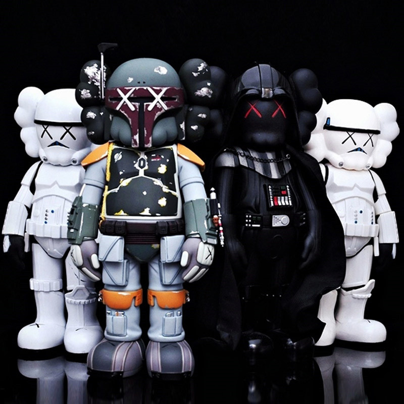 

The Black Knight 26CM 0.8KG Originalfake K A W S Companion The famous style for Original Box Action Figure model decorations toys gift