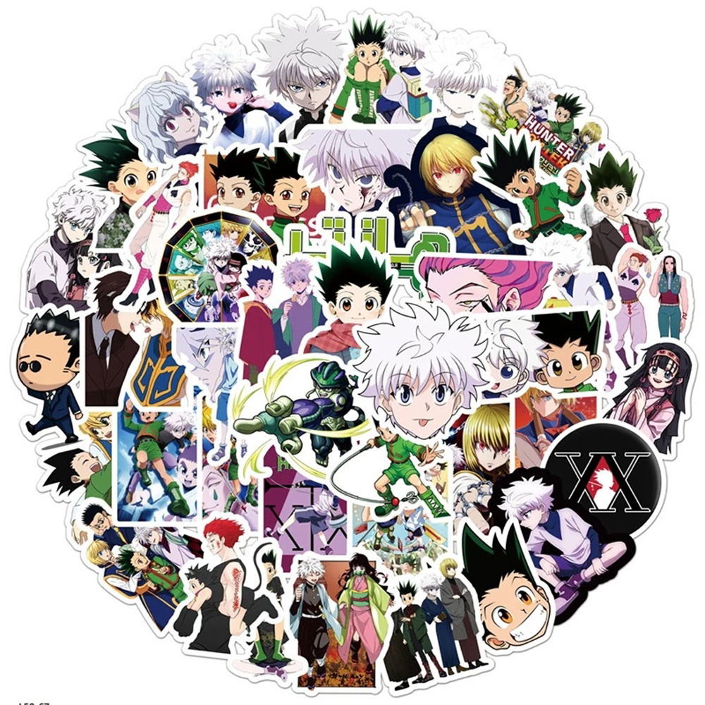 

10/30/50pcs Hunter X Hunter DIY Graffiti Anime Stickers Pack On Laptop Motorcycle Skateboard Waterproof PVC Sticker Toys Car