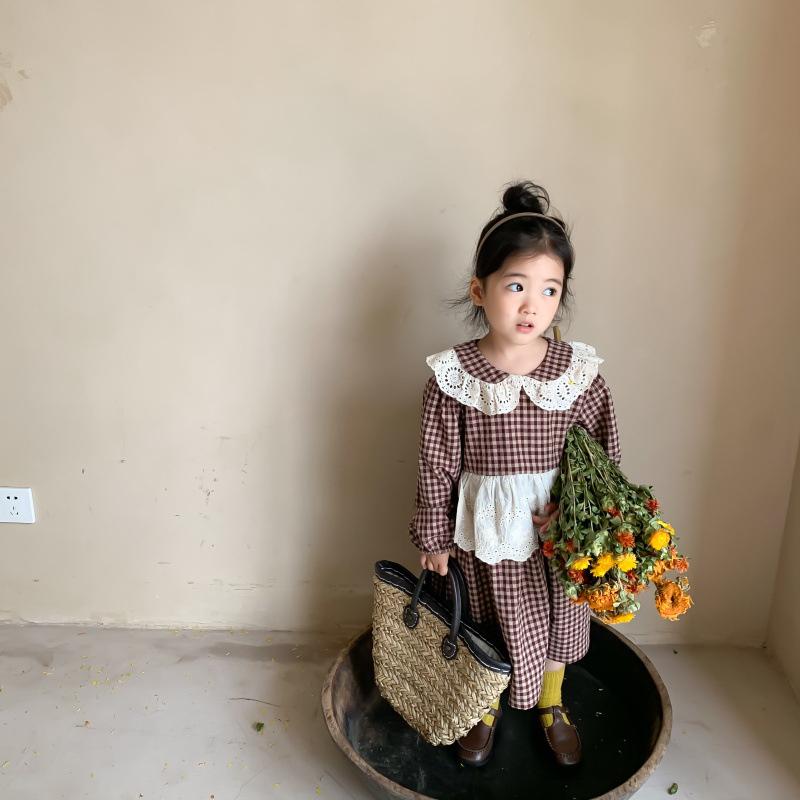 

Girl's Dresses Girl Dress Kids Clothes Thicken Warm 2021 Vintage Winter Autumn Evening Gown Cotton Children Clothing Flower DressesÂ, Red;yellow