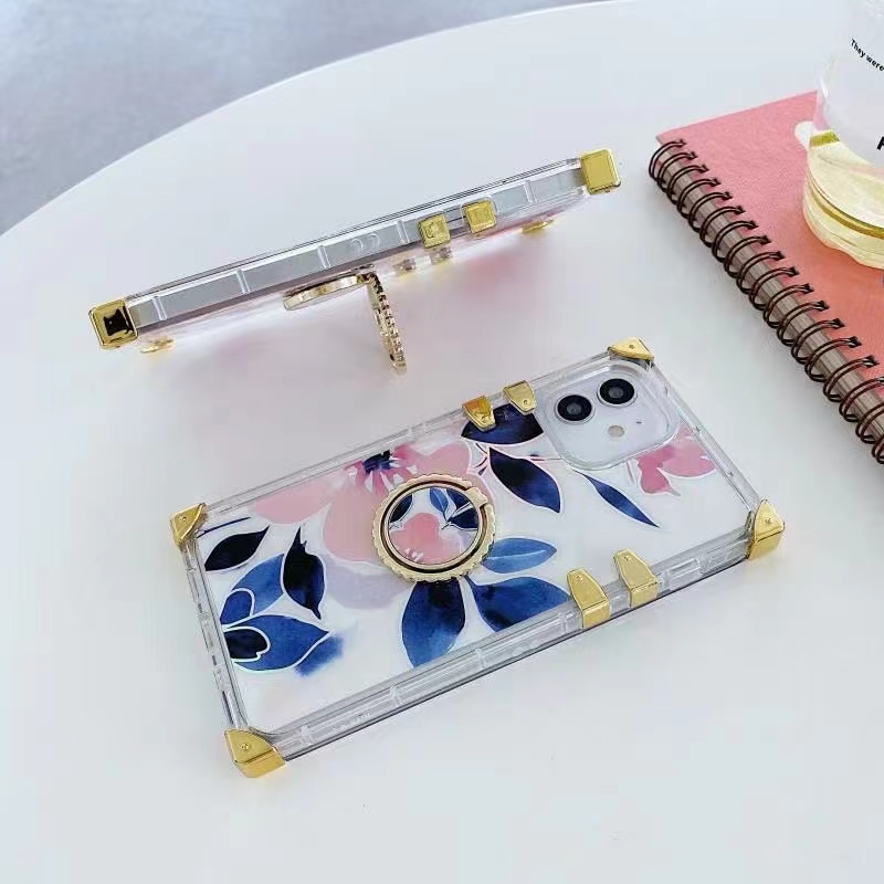 

Colorful cases laser painting For iphone 12promax 12 12pro XR XS MAX 11proMAX 11 11pro TPU with kickstand ring back cover shell oppbags, Customize