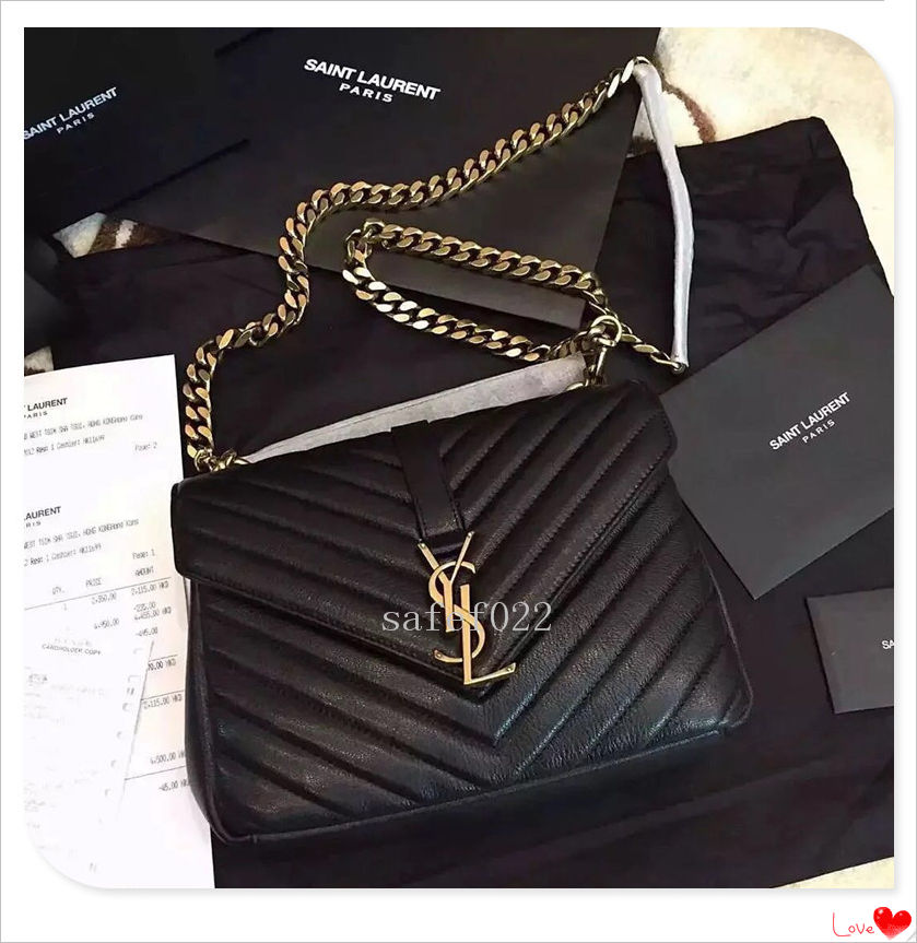 

LV Louis 1 Vitton Fashion Ladies Chain Bag Cross Body Woman Pure Color Female Women's Handbag Barrettes ySL, Golden;silver