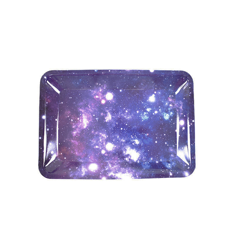 

rolling trays 180*125mm tinplate cigarette tray portable metal cigarette tray operation panel smoking accessories storage tray Smoking set