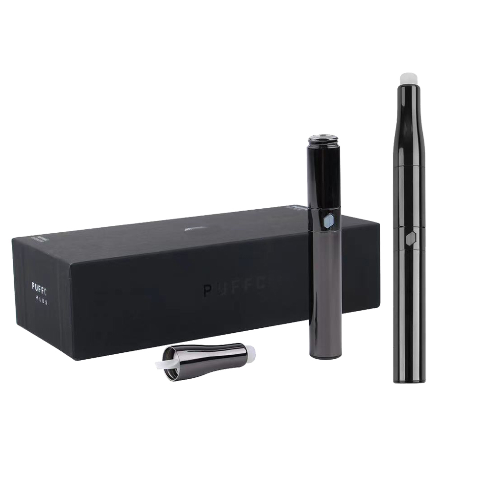 

E-cigarette starter kit Puffc Plus with Coil-less ceramic bowl Tobacco Dab Rig wax vaporizer Smoking vape pen
