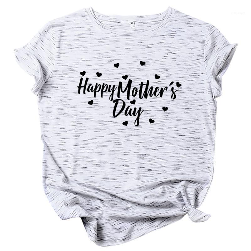 

Women' T-Shirt Graphic Tees Women Harajuku T-shirts Shirts Happy Mother' Day Summer Gift For Mom, Blue