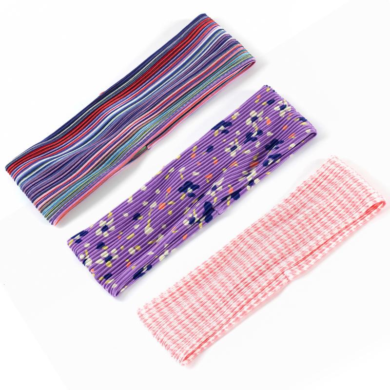 

Hair Accessories Geebro Fashion Print Dot Floar Knot Women Headband Vintage Plaid Hairband Girls Headwear Gift