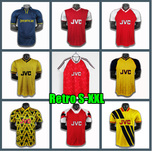 

1999 2000 Arsen Retro Henry Soccer Jerseys 1998 BERGKAMP 1986 1989 1990 1992 1994 1996 2002 2004 2005 2006 2007 Football Shirts, Error