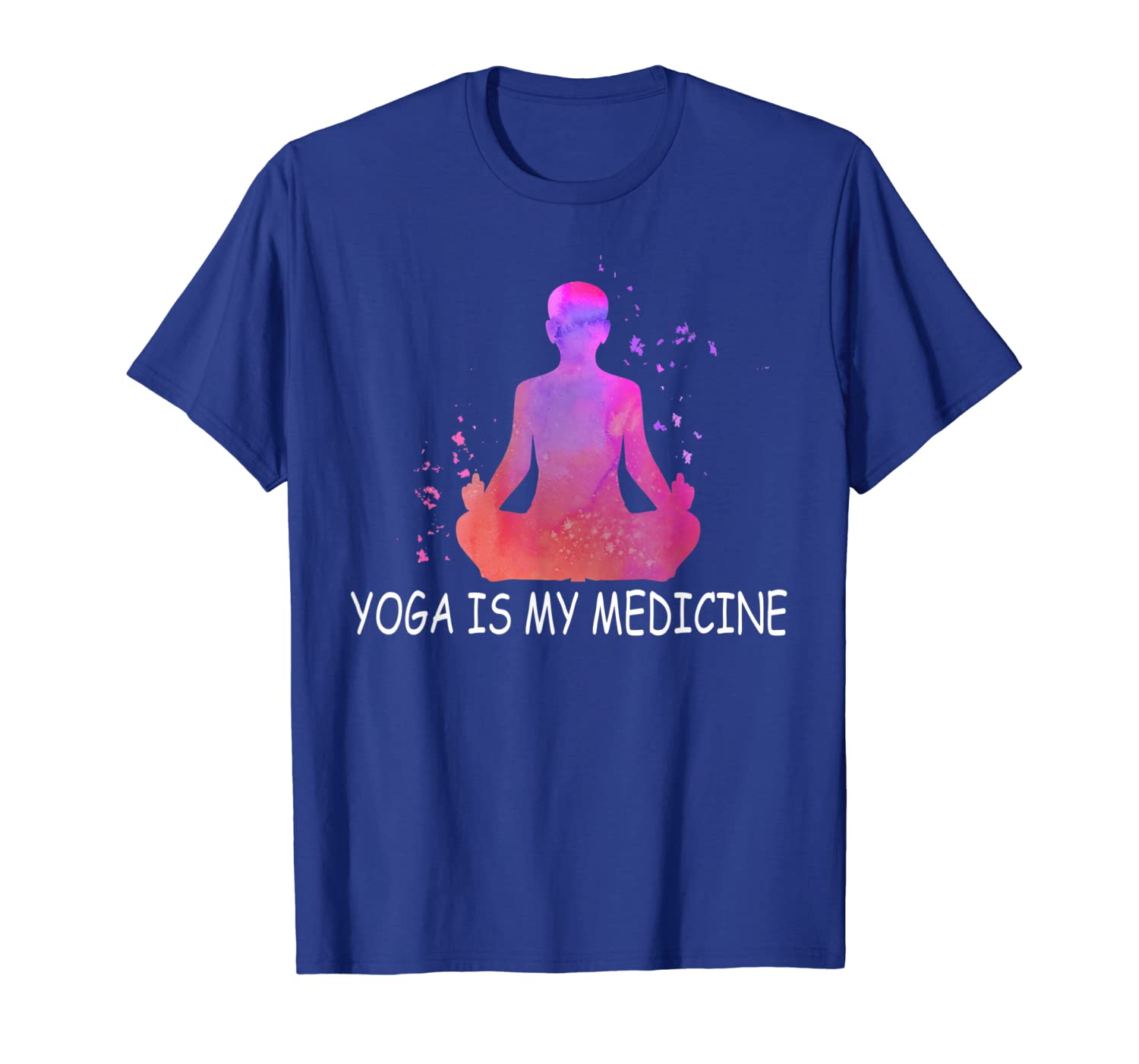 

yoga is my medicine tshirt yoga lover, White;black