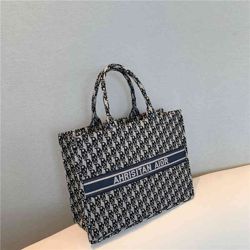 

2022 Factory Wholesale New Model embroidery Tote portable large capacity women's leisure trend bag