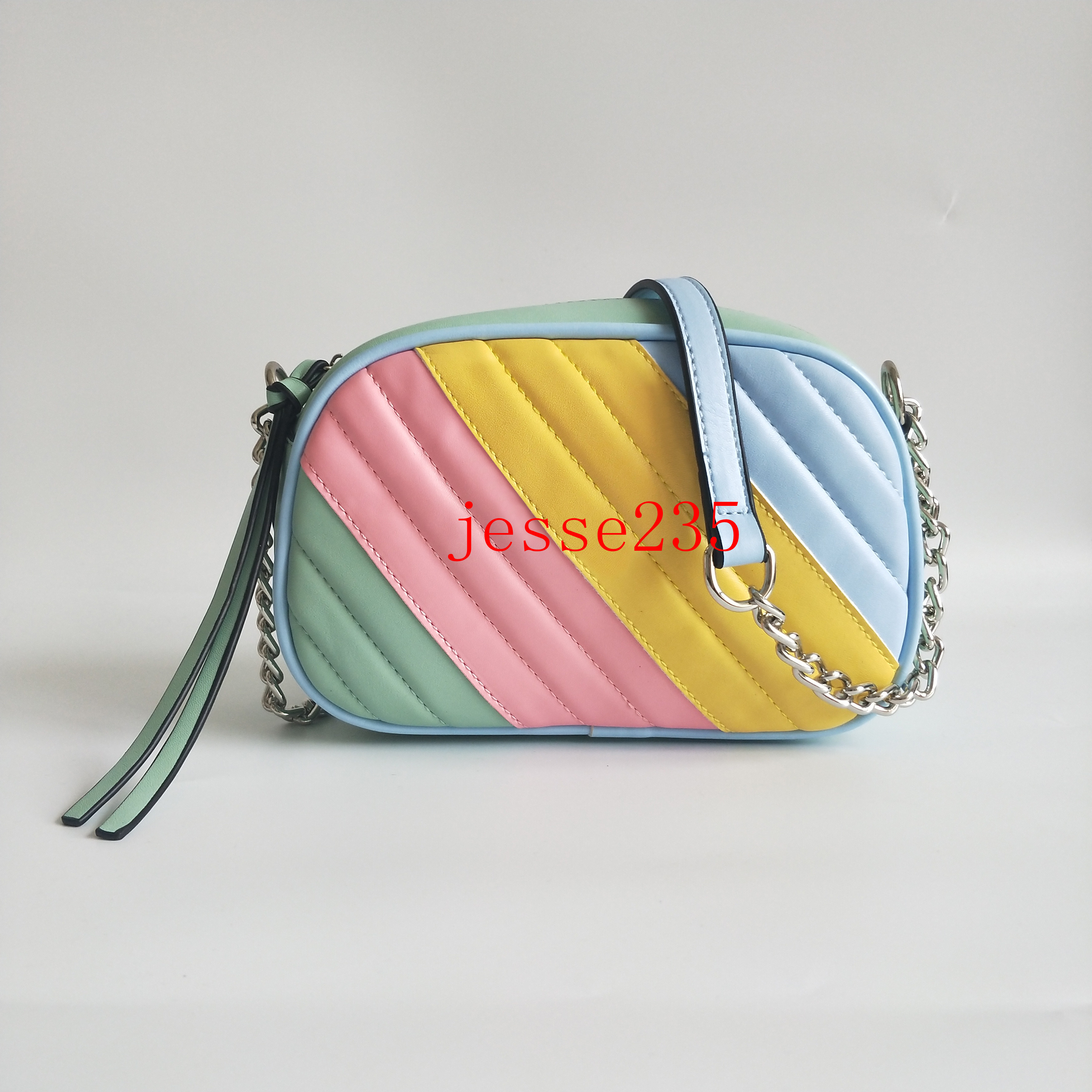 

Fast delivery High Quality Women Handbags Shoulder Bags purse Silver Chain Crossbody Soho Bag Disco Messenger Marmont series Wallet, Blue