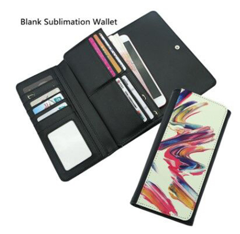 

Blank Sublimation Wallet Thick Purse Handbag for Party Favor Printing Leather Case consumables DIY Creative Gifts in Bulk Wholesale