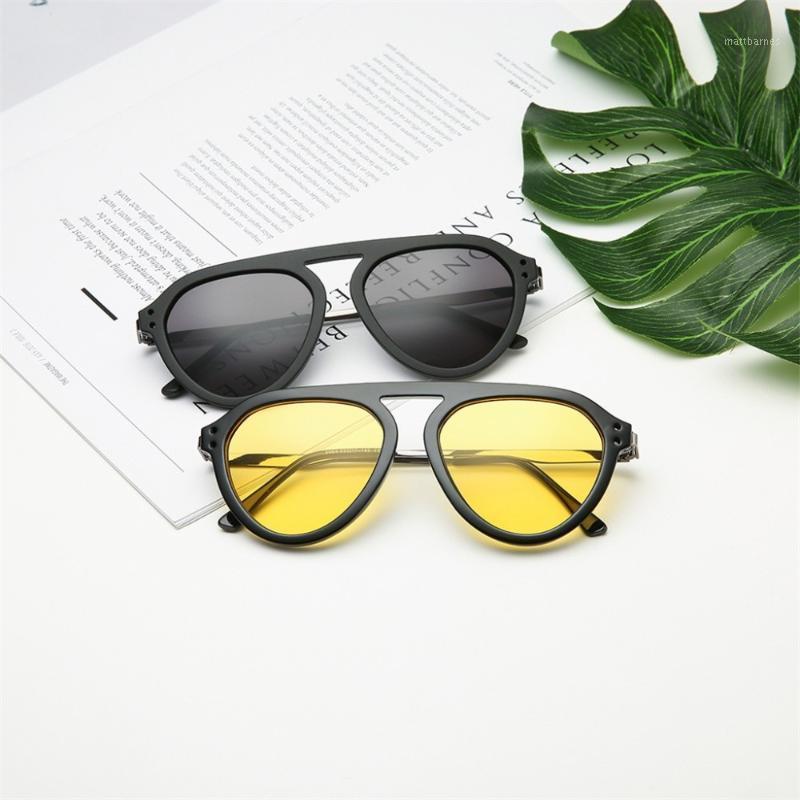 

Sunglasses 2021 Summer Men Women Fashion Big Width Integrated Sexy Vintage Glasses Gradient Driving Gafas #F7