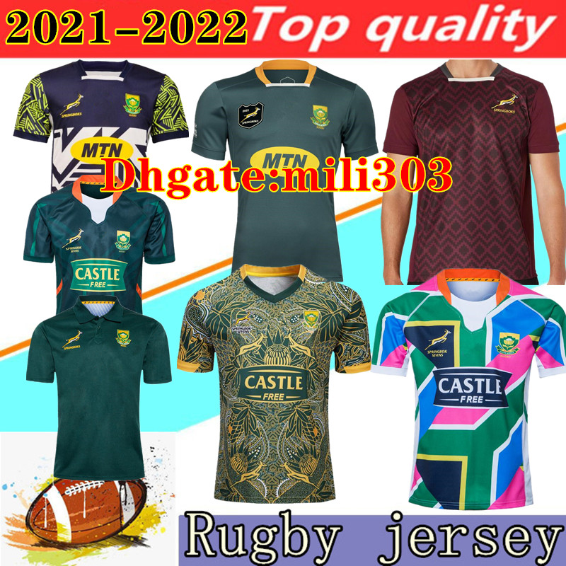 

2021 South 2022 Africa SEVENS Rugby Jerseys Word Cup Signature Edition Champion Joint Version 20 21 22 national team Rugby shirt Thailand quality, 11