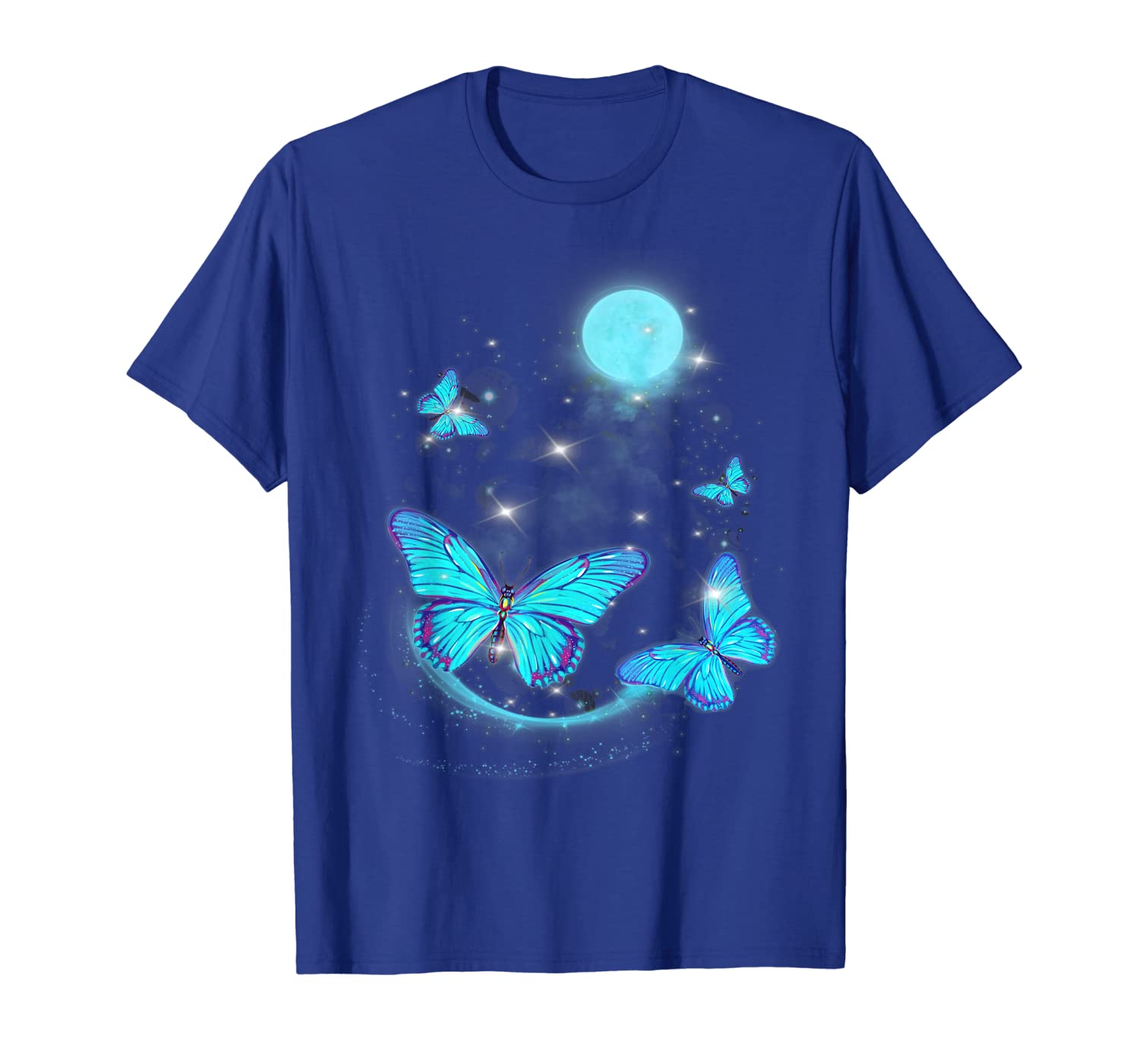 

beautiful colorful butterfly t-shirt, White;black