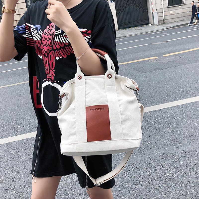 

Large Capacity Thicken Canvas Crossbody Bags For Women Fashion Big Shoulder Travel Shopping Bag Female Casual Handbag Totes 2021, Black