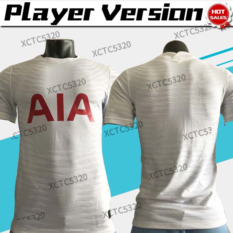 

21 22 Player version Spurs Soccer Jersey home #10 KANE #9 BALE #7 SON white football shirt On sale, No name no number