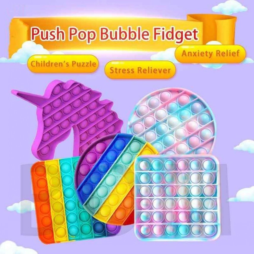 

Push Bubble Fidget Sensory Toy Stress Reliever Stress Relief Toys Sensory Toys Stress And Anxiety Relief Toys For Kids Party Gifts