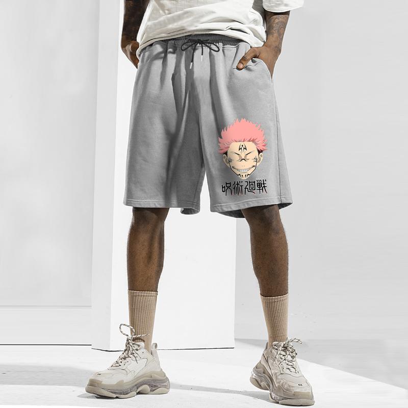 

Men' Shorts Anime Jujutsu Kaisen Breathable Comfortable Mens Men Casual Summer Male Printing Drawstring, 25