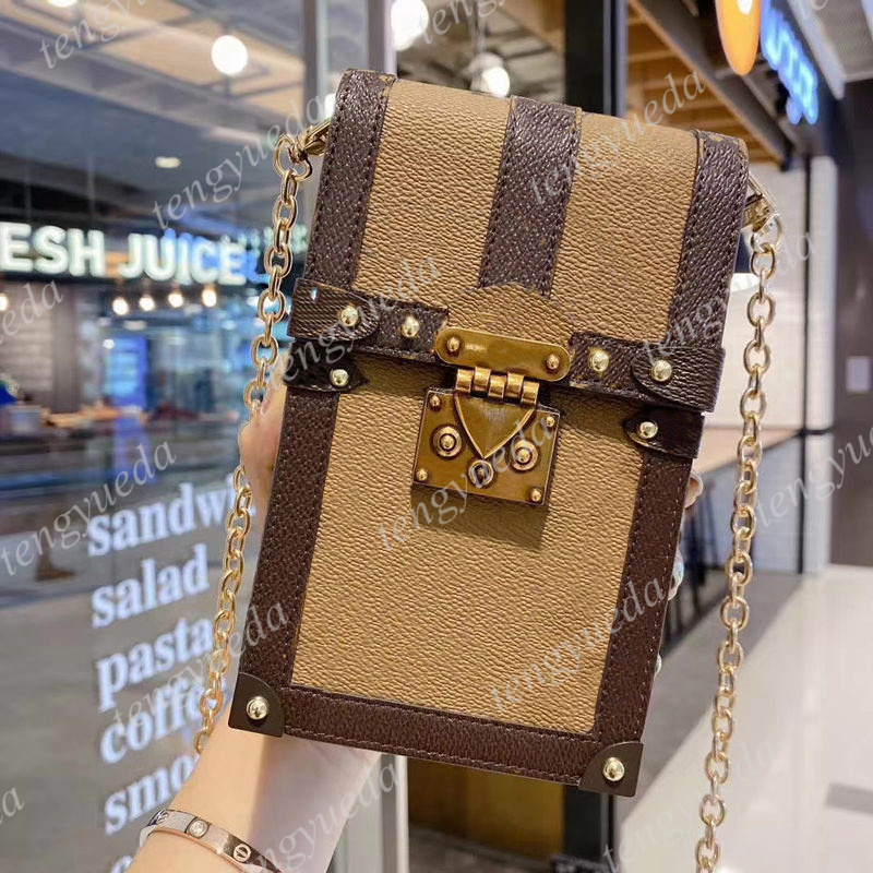 

Top Fashion Designer Phone Pouches Bags for iphone 11 12 pro max with Samsung Note 20 ultra S21 plus High Quality Leather Cellphone Wallet 6.7inch mini Shoulder Bag