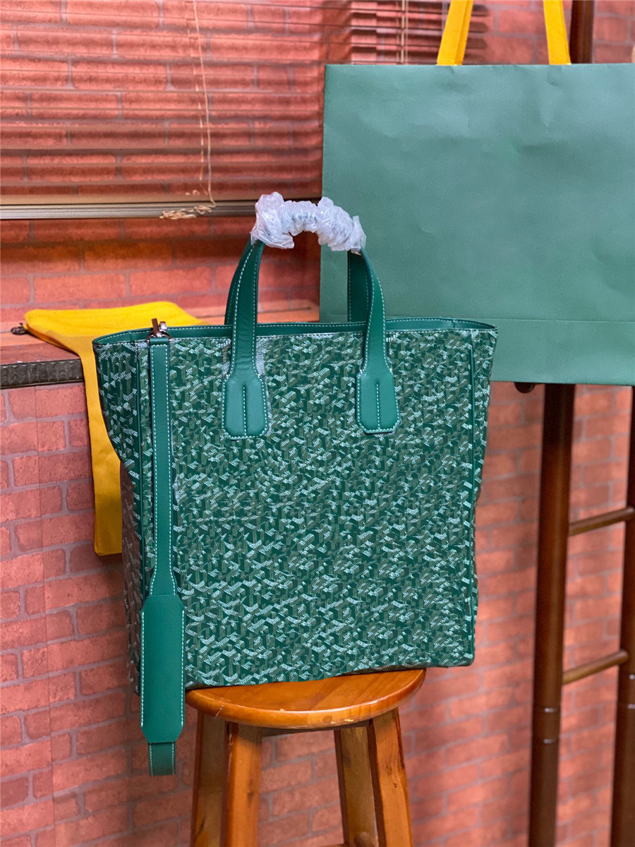 

Fashion GOY Anjou Cloth Tote Green Women Bags Authentic Luxu Handbags Zipper Purple Blue 12.2*10.2*5.7 in Outdoor Travel Bag With Dust Cover