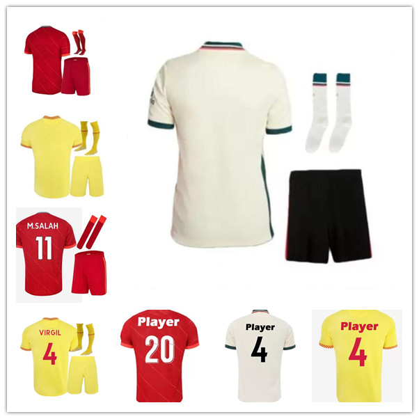 

21 22 Men Women kids kit Yout+socks soccer jerseys Home Away 3rd M.SALAH VIRGIL FIRMINO MANE HENDERSON SHAQIRI A.BECKER goalkeeper 2021 2022 football shirt, 14