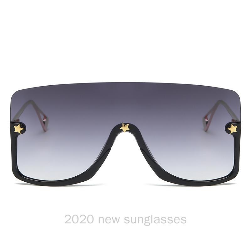 

Sunglasses Orange Black Square Women 2021 Trending One Piece Eyewear Rectangle Shades Sun Glasses For Men NX