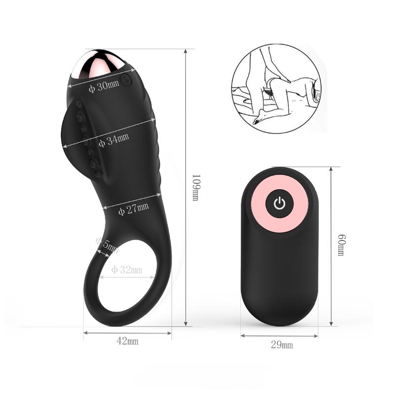 

Electric Massagers Female Vibrating Versatile Ring For More Pleasure With 10 Modes Delay Time Wearable Massager Men Couples Flirting Tools