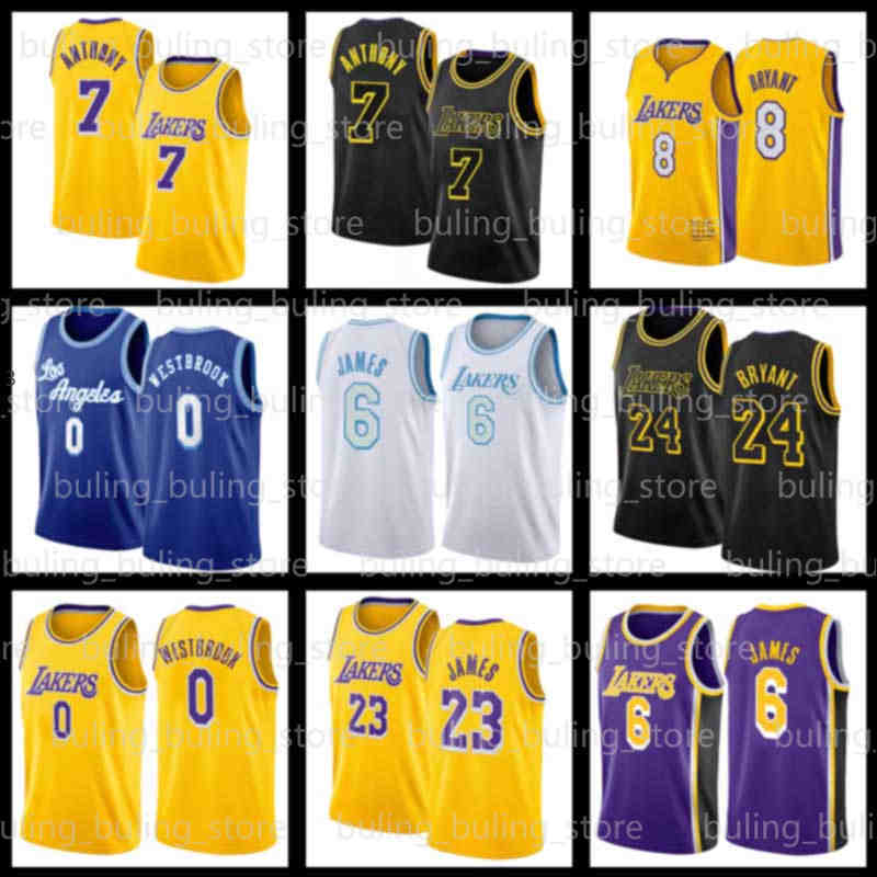 

6 LeBron 23 James Basketball Jersey 7 Carmelo Russell 0 Westbrook Jerseys 3 Anthony Edition Davis Alex Los 4 Caruso City AngelesLakersKyle Men Kuzma Kids 2021