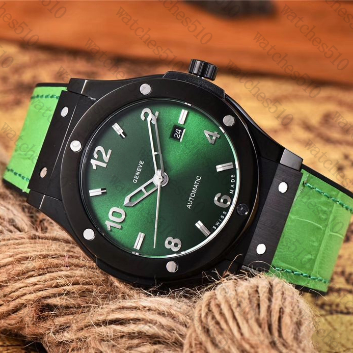 Mens 42mm Watch Automatic Movement Stainless Steels Comfortable Rubber Strap Original Clasp Men Watches DropShipping-image-769331520