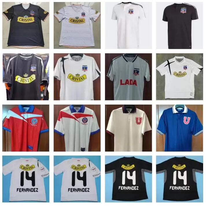 

1998 retro chile soccer jerseys 1991 2006 2007 2011 2012 colo colo fernrndez football shirts classic Uniform #11 SALAS Zamorano Neira Rozental Acuna Sierra top qualit