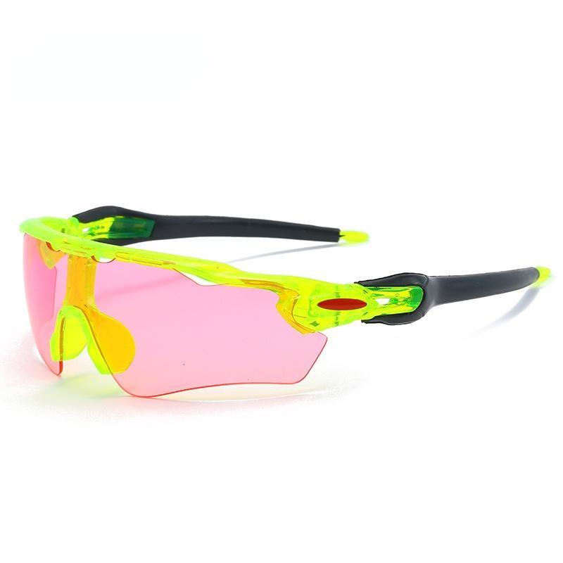 Lunettes de soleil à vélo Pochromatique de plein air surdimensionné Polarized Fashion Oculos Ciclismo Sport Equipment BD50CS