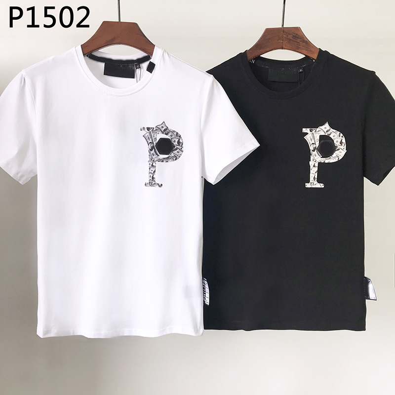 

mens printed designer T-shirt luxury fashion grade letter embroidery quality black top summer short sleeves extravagant white M-3XL size, White t-shirt