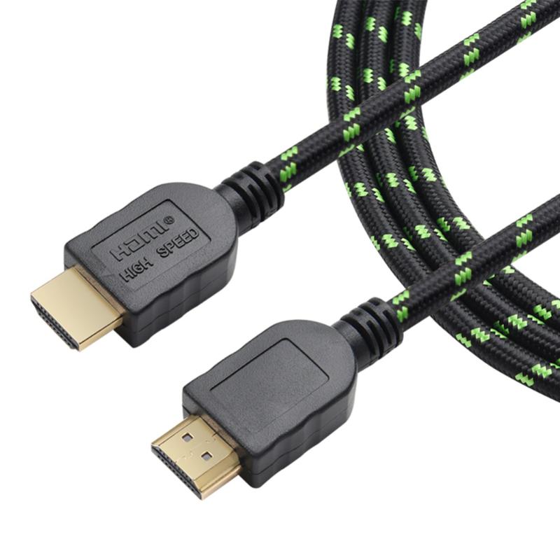 

Audio Cables & Connectors High Quality Cable Male To Gold Plated Plug 1.5m HD Line 1080P 3D For PS3 Computer Projector Video Adapter