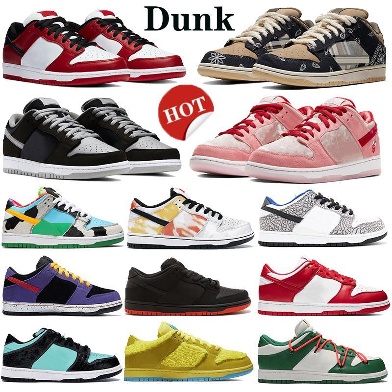 

New Dunk Shadow Sb Trd Qs Chunky Dunky Platform Low Skateboard Chicago Travis Scotts University Red Women Men Running Shoes Sports Sneakers, Black