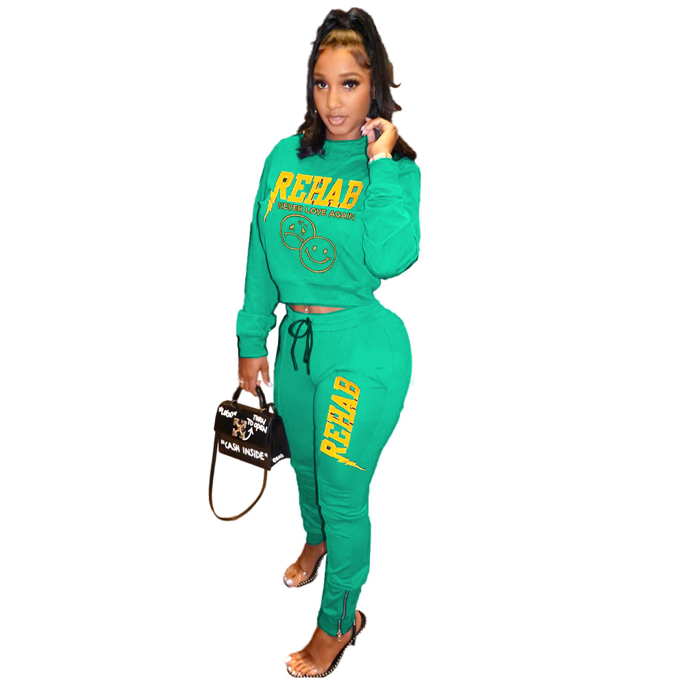 

Plus Size Womens Two Piece Pants Spring Autumn Fall Long Sleeve Sweatshirts and Casual Trousers Women 2pcs Tracksuits, White