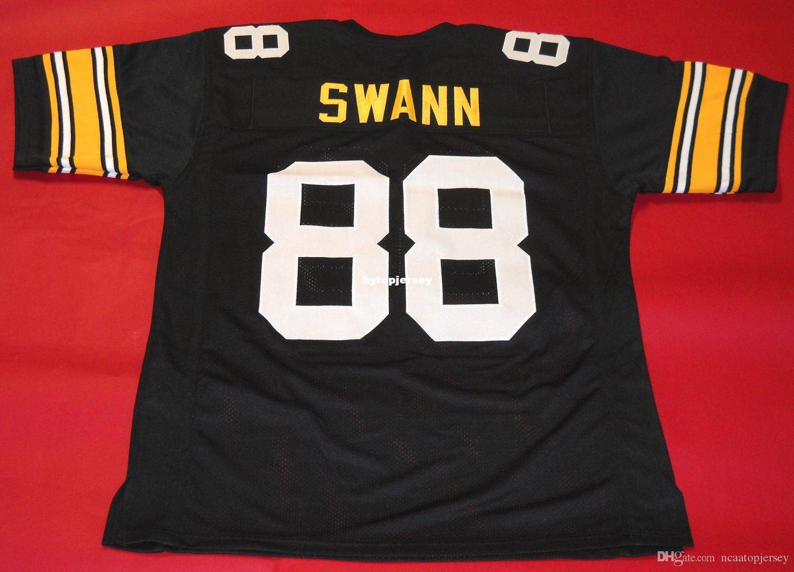 

Cheap retro #88 LYNN SWANN CUSTOM MITCHELL & NESS Jersey black Mens Stitching High-end Size S-5XL Football Jerseys College NCAA