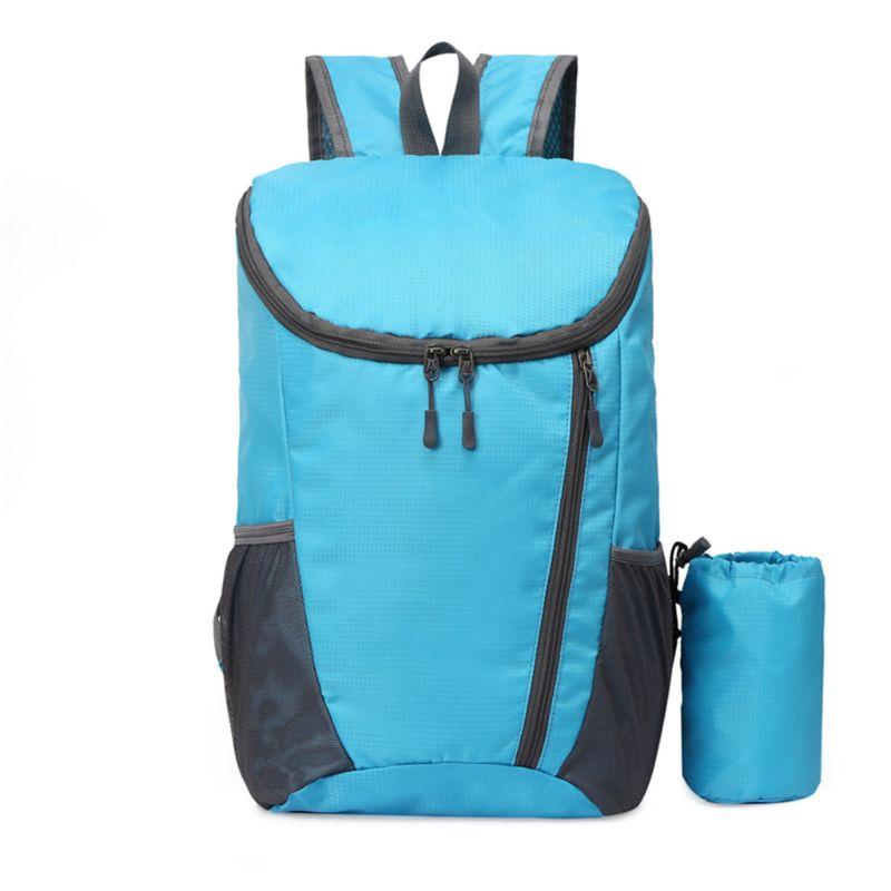 

Backpack D0LF 11L Ultra Lightweight Small Rucksack Foldable Packable, Sky blue