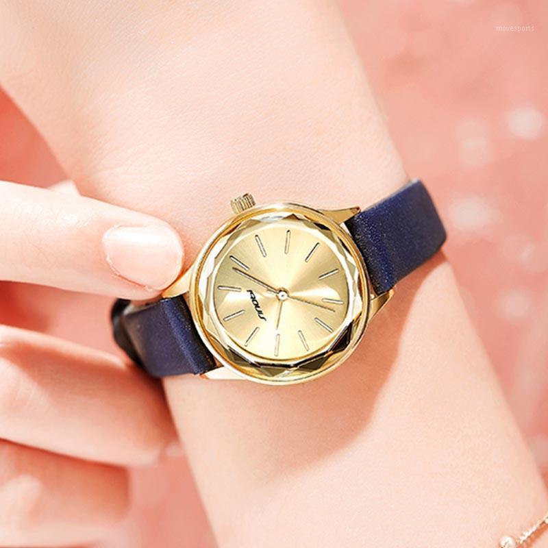 

Wristwatches Fashion Ladies Sinobi Watches Women's Quartz Generous Dress Jewelry Female Gift Clock For Women Time, Gold