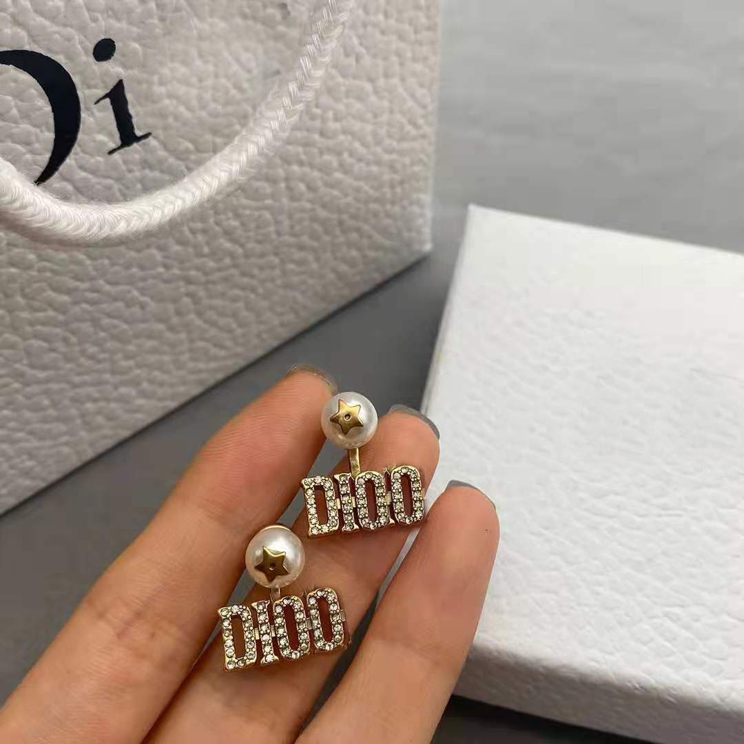 

2021 new designer jewelry d home fashion simple women's earrings high quality with box
