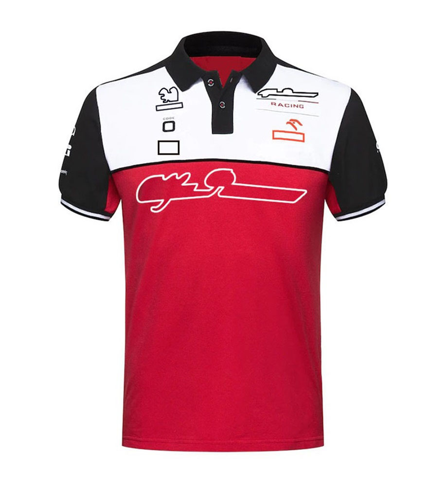 

f1 racing suit short sleeve Polo formula one team men's clothing