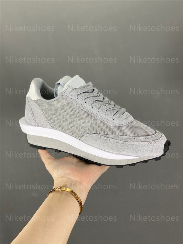

LVD Waffle Daybreak Running shoes EVA Fragment Blue Void Obsidian Wolf Grey Bright Citron LDWaffle Paul Leisure platform Sports shoes, Color 01