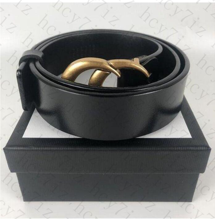 

Top quality black white red blue leather men belt designers belts gold silver buckle, Black;brown