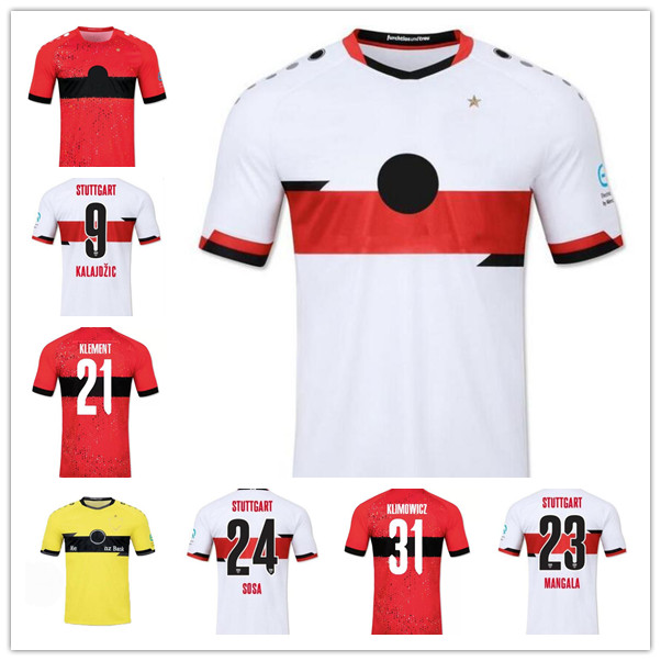 

21 22 VFB Stuttgart soccer jerseys KALAJDZIC DIDAVI WAMANGITUKA Gomez GONZALEZ MANGALA Men football shirt Männer Kinder 2021 2022 maillots de foot