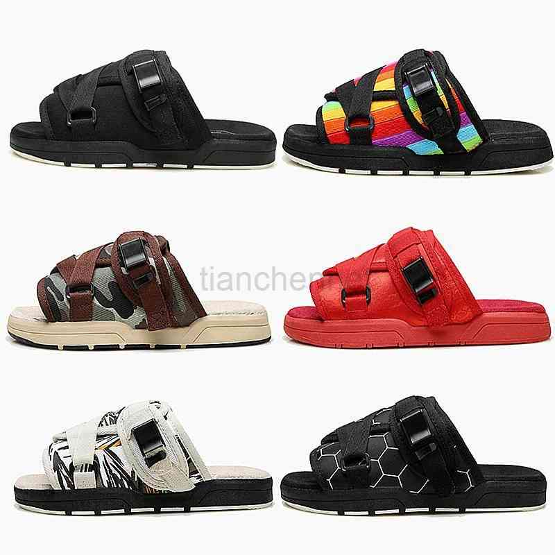 

2020 New Visvim Slippers Men Women Lovers Fashion Shoes Slippers Beach Hip-hop Street Sandals best Outdoor Slippers, Black