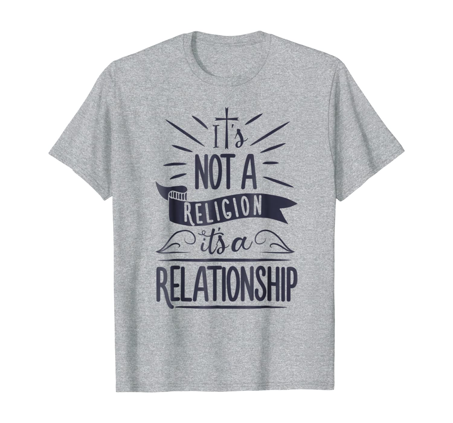 

it's not a religion it's a relationship t shirt christian, White;black