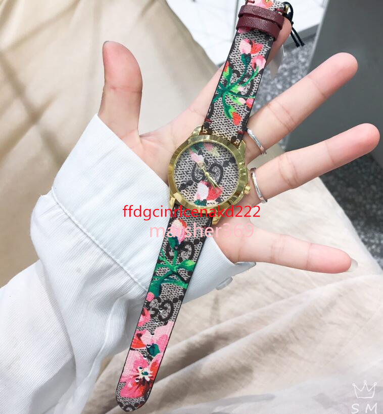 

042 GGHOT fashion Classic NEW women Men watch quartz WATCH Genuine Leather SPORTS watches BUSINESS wristwatch