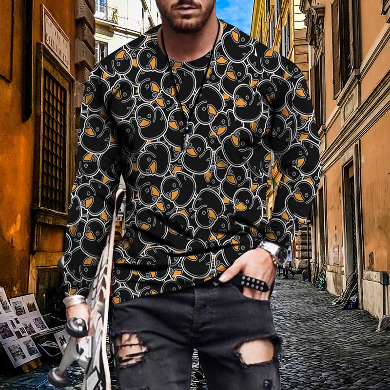 

Golden Geometric Sweatshirt Fashion Boys Graphic Long Sleeves Autumn Dragon Pattern Sweatshirts Wholesale, #13