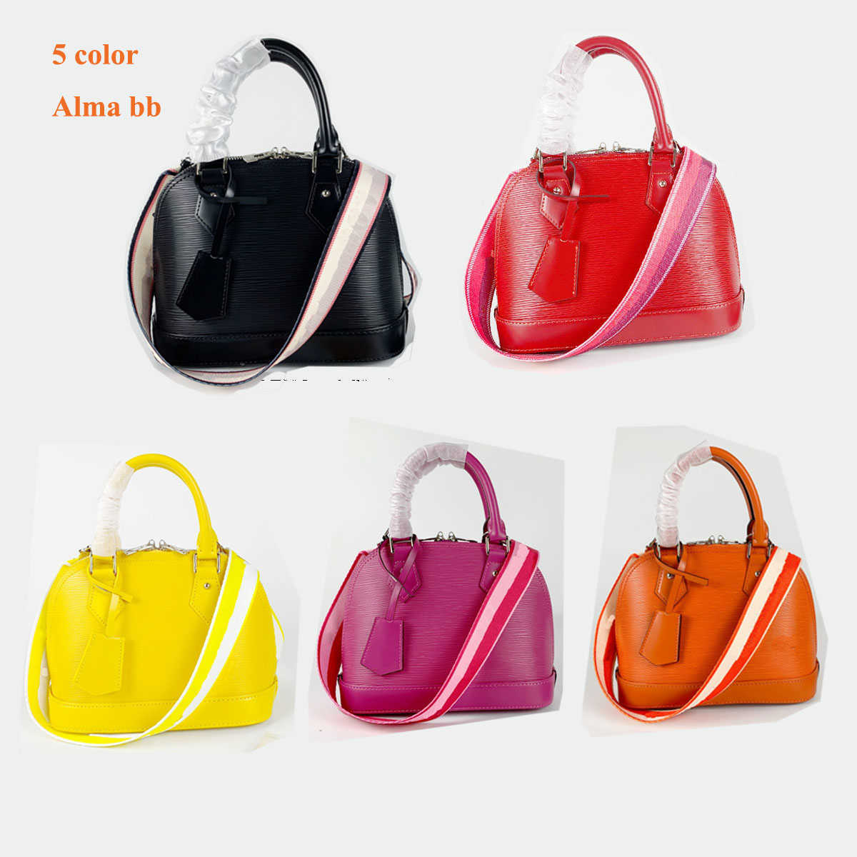 

women men tote bag wallet backpack purse ALMA bb Handbag Tote Luxurys Designers Handbags Clutch Bag Totes Fashion with 25cm 40301 91606, Box