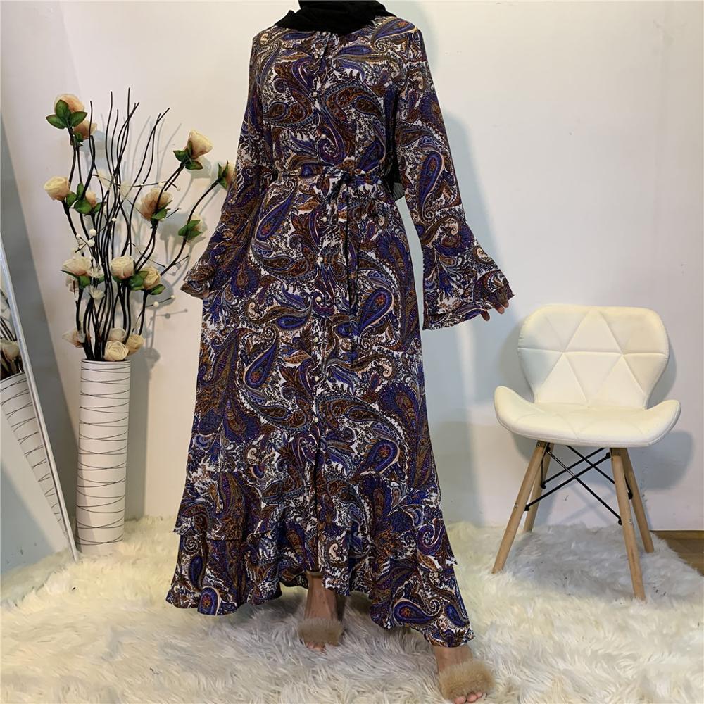 

Kaftan Abaya Dubai Turkey Hijab Muslim Maxi Dress Islamic Clothing Ladies Dresses Abayas For Women Robe Musulman De Mode Femme